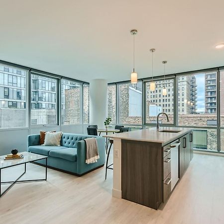 Aparthotel Sentral Michigan Avenue Chicago Camera foto A model apartment