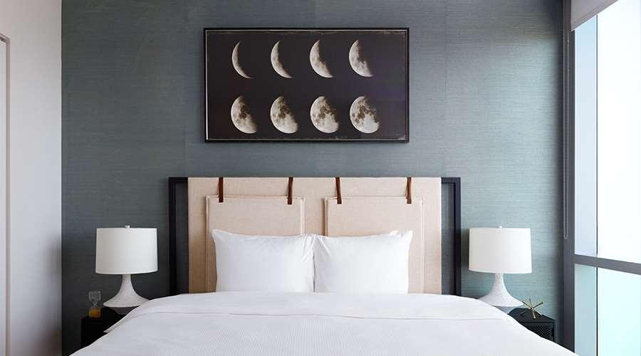Aparthotel Sentral Michigan Avenue Chicago Camera foto A bedroom at the West Hollywood hotel