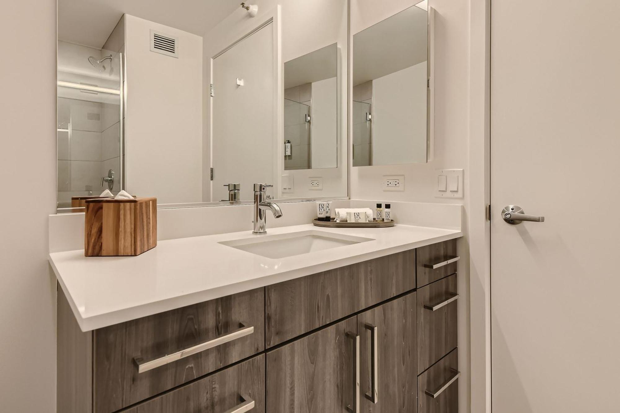 Aparthotel Sentral Michigan Avenue Chicago Camera foto Bathroom